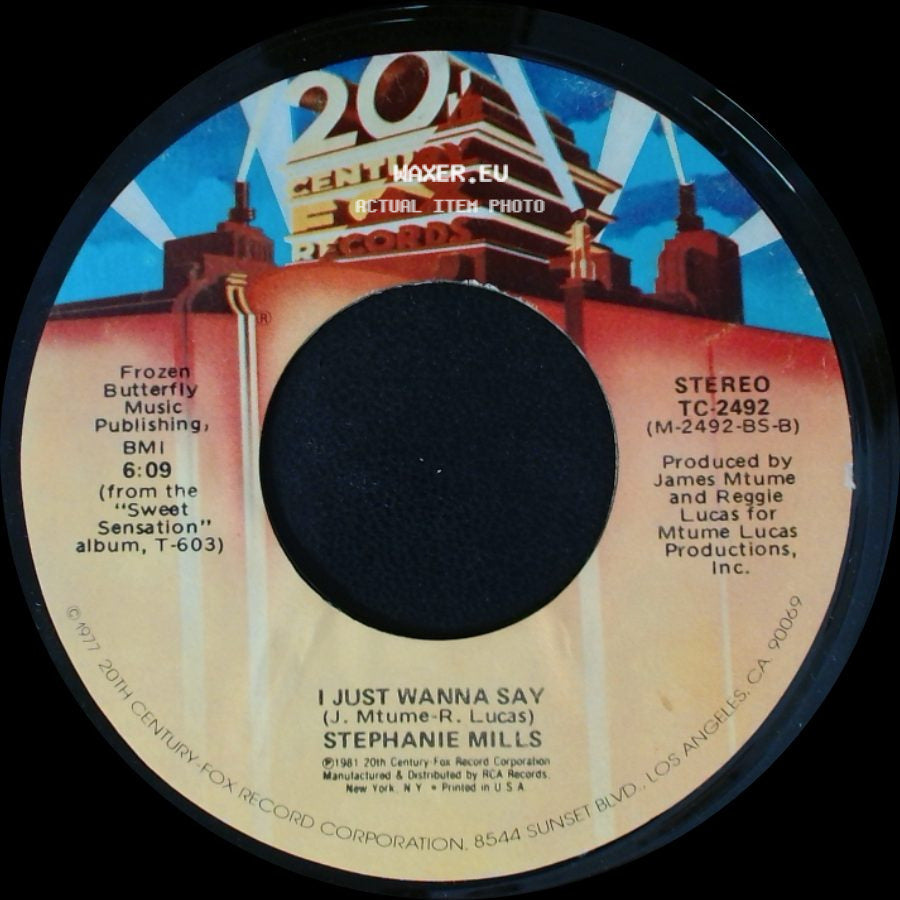 Stephanie Mills - Two Hearts / I Just Wanna Say side B