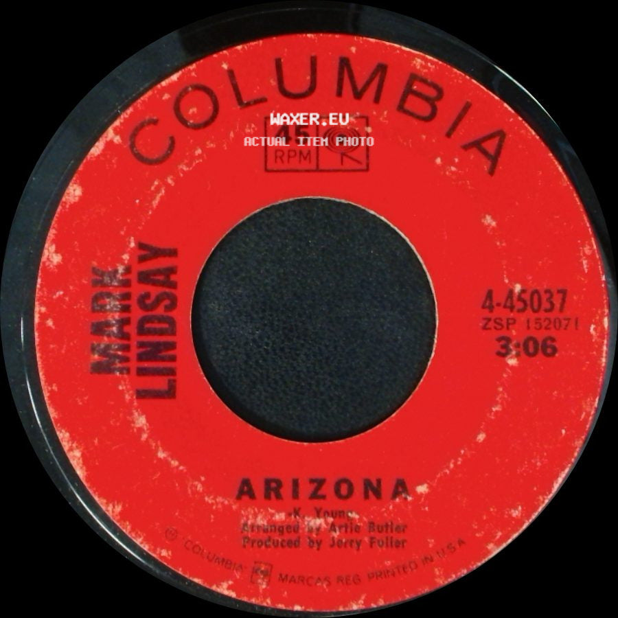 Mark Lindsay - Man From Houston / Arizona side B