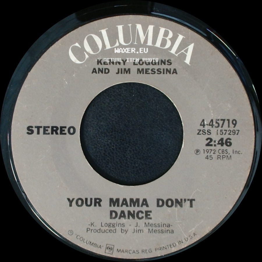 Kenny Loggins And Jim Messina - Golden Ribbons / Your Mama Don't Dance side B