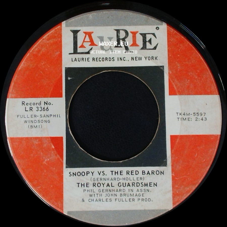 The Royal Guardsmen - I Needed You / Snoopy Vs. The Red Baron side B