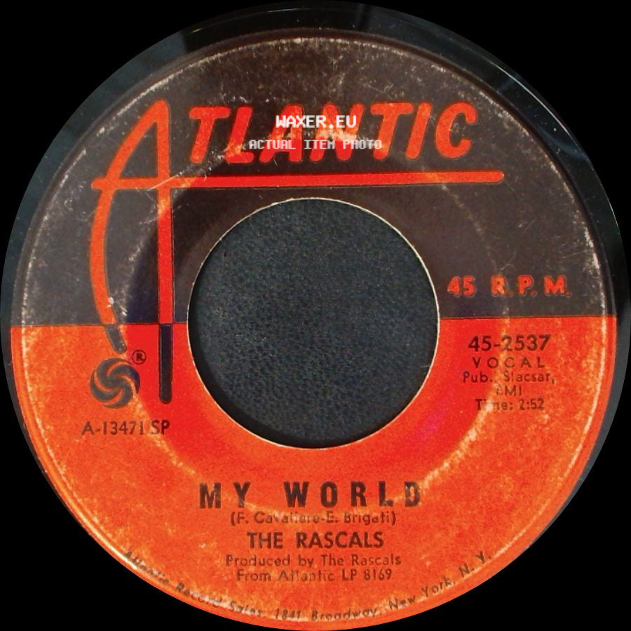 The Rascals - People Got To Be Free / My World side B