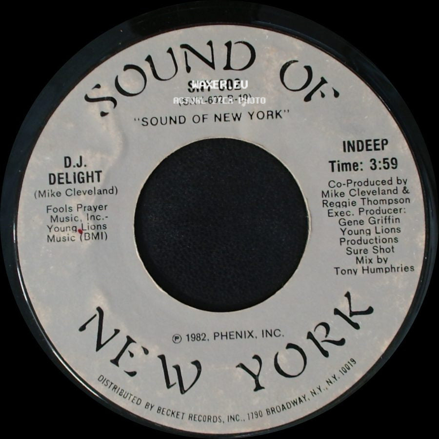 Indeep - Last Night A D.J. Saved My Life / D.J. Delight side B
