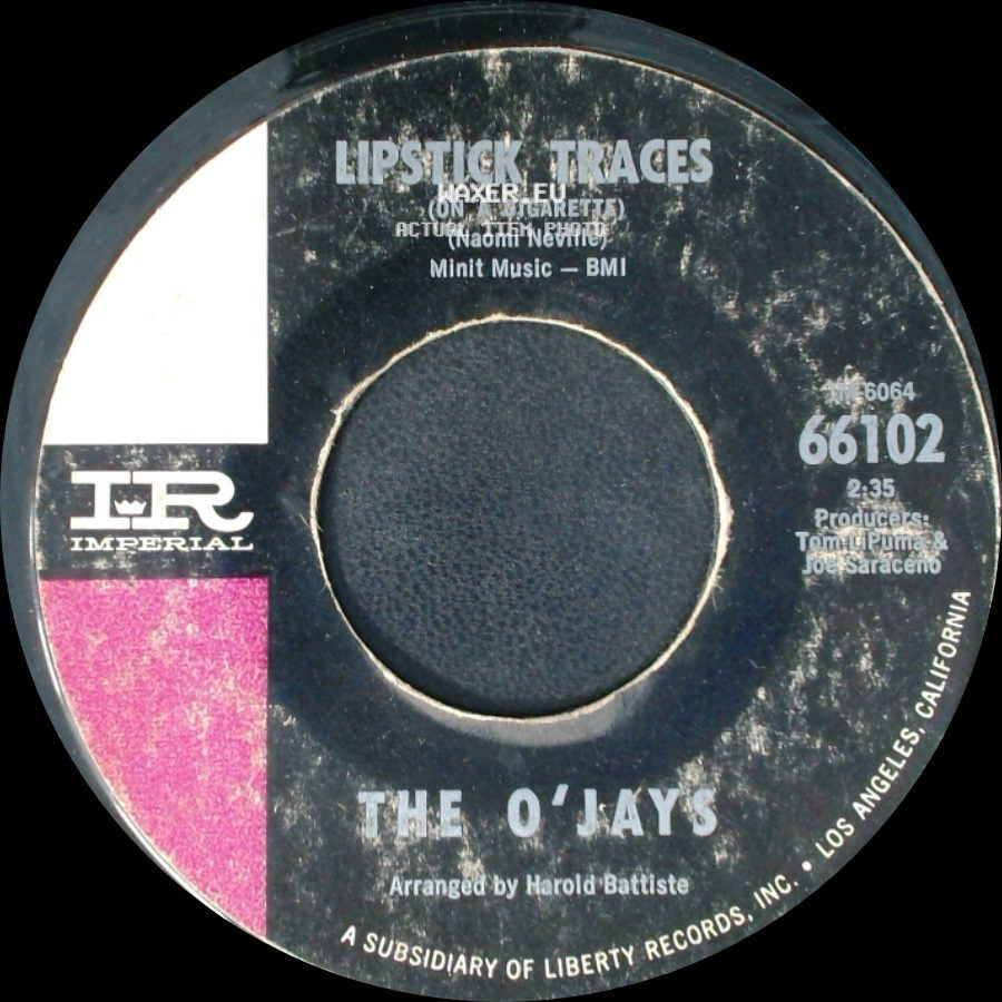 The O'jays - Lipstick Traces (On A Cigarette) / Think It Over Baby side A