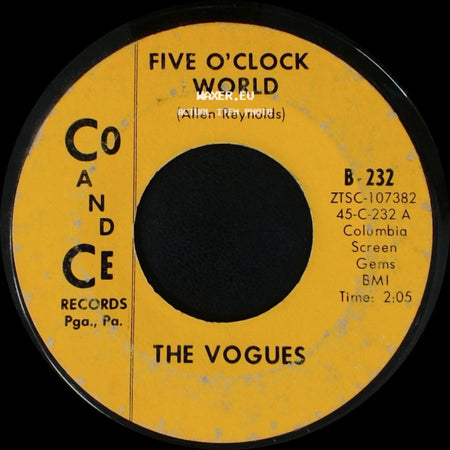 The Vogues - Five O'clock World / Nothing To Offer You side A