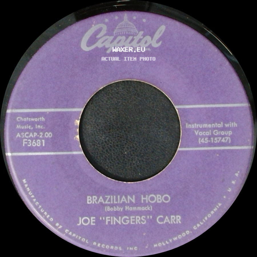 Joe "Fingers" Carr - Loco-Motion / Brazilian Hobo side B