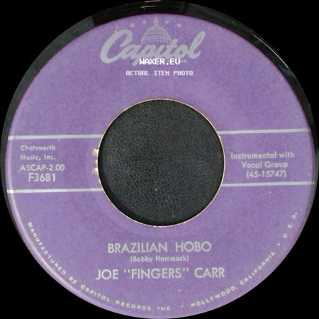 Joe "Fingers" Carr - Loco-Motion / Brazilian Hobo side B