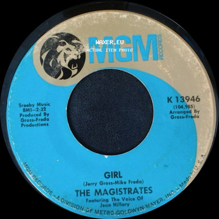 The Magistrates - Girl / Here Come The Judge side A
