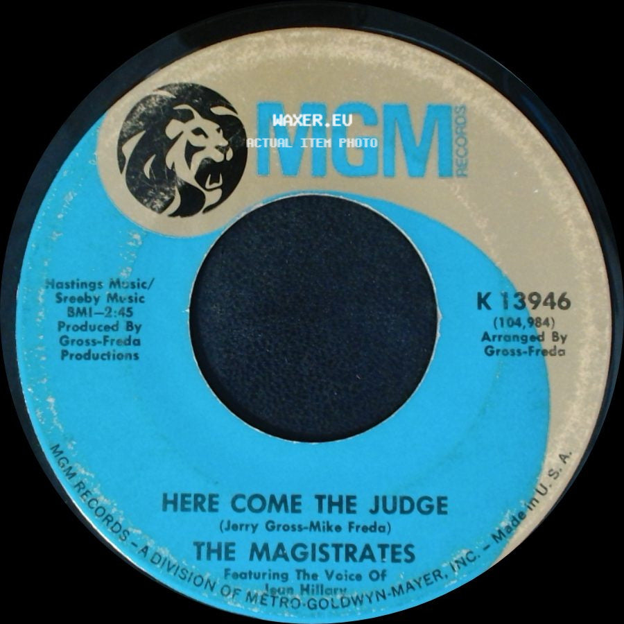 The Magistrates - Girl / Here Come The Judge side B