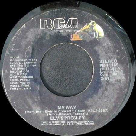 Elvis Presley - America / My Way side B
