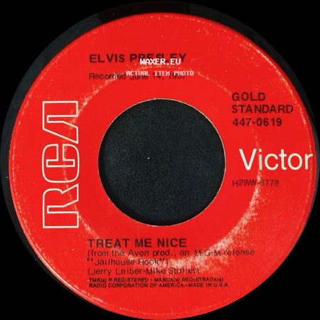 Elvis Presley - Treat Me Nice / Jailhouse Rock side A