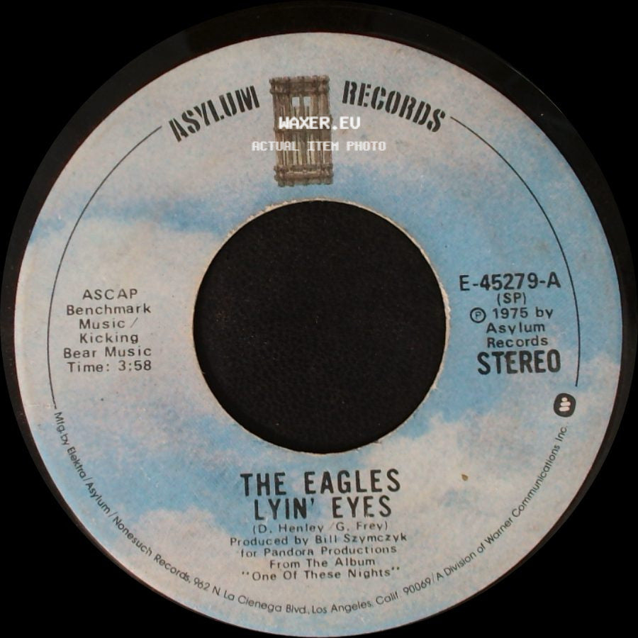 The Eagles - Too Many Hands / Lyin' Eyes side B