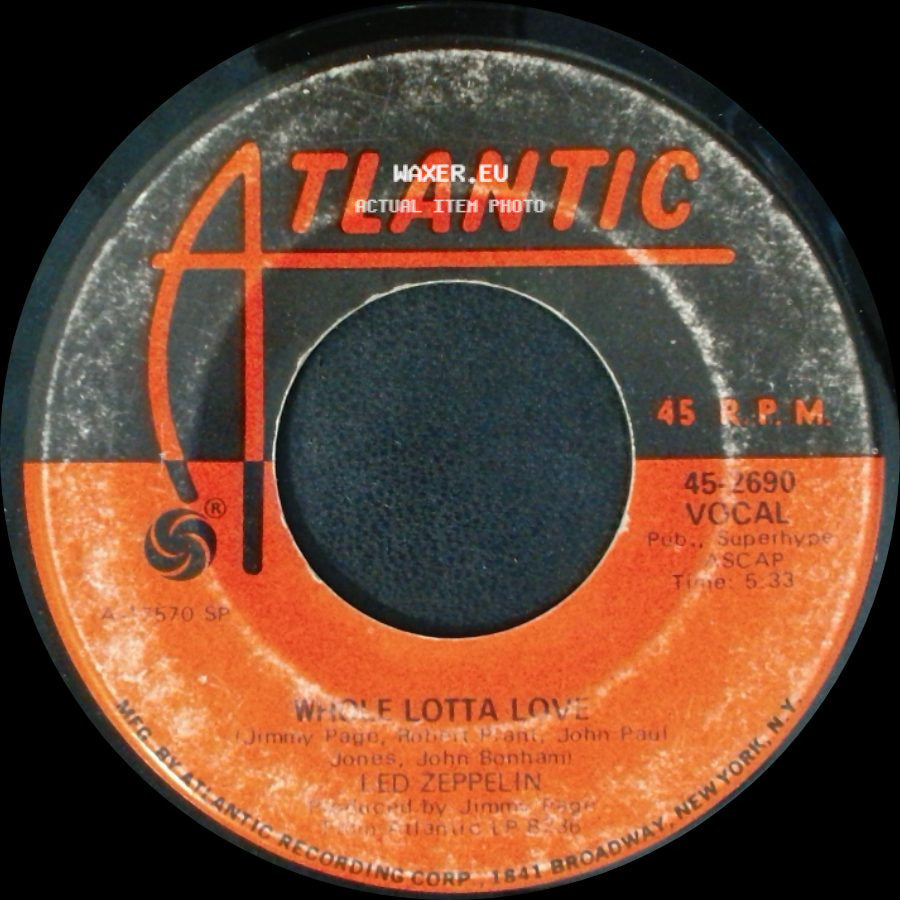 Led Zeppelin - Whole Lotta Love / Living Loving Maid (She's Just A Woman) side A