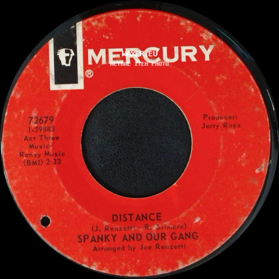 Spanky And Our Gang - Sunday Will Never Be The Same / Distance side B