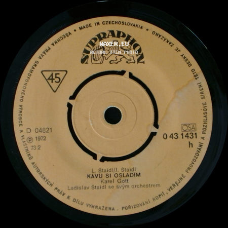 Karel Gott - Slunce K Horam Klopytá / Kavu Si Osladim side B