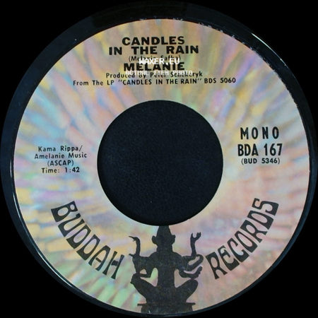 Melanie / Melanie With The Edwin Hawkins Singers - Candles In The Rain / Lay Down (Candles In The Rain) side A