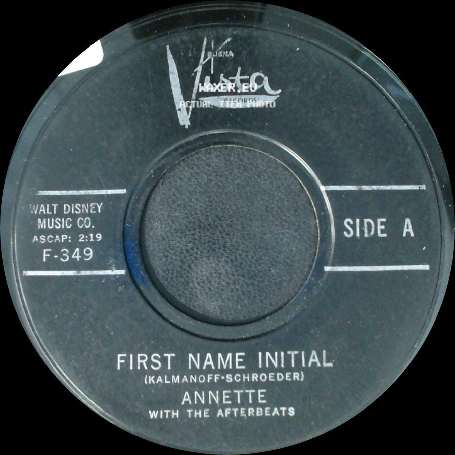 Annette With The Afterbeats - First Name Initial / My Heart Became Of Age side A