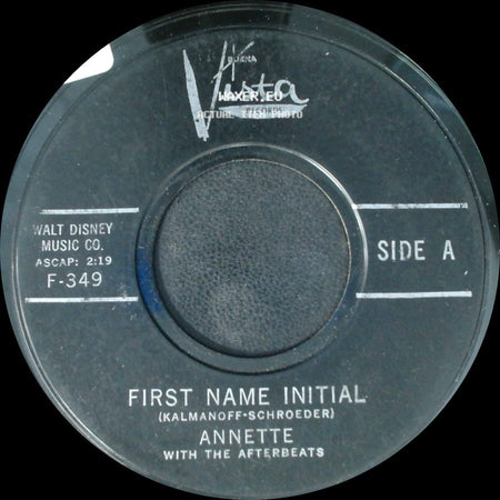 Annette With The Afterbeats - First Name Initial / My Heart Became Of Age side A