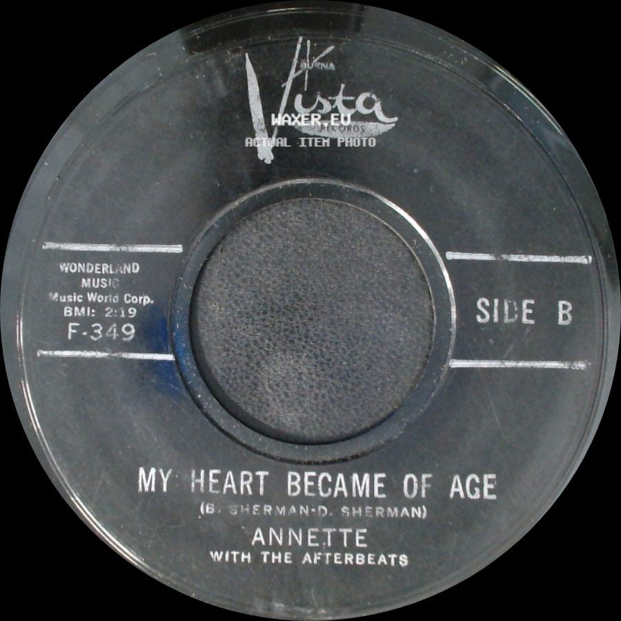 Annette With The Afterbeats - First Name Initial / My Heart Became Of Age side B