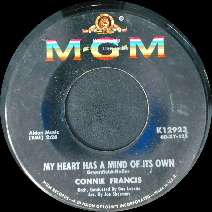 Connie Francis - My Heart Has A Mind Of Its Own / Malaguena side A