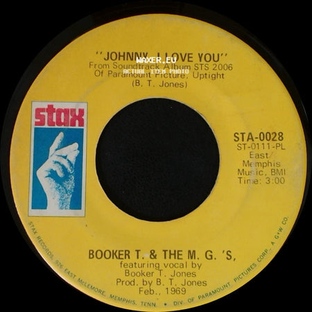 Booker T. & The M. G. 's - Time Is Tight / Johnny, I Love You side B