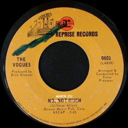 The Vogues - No, Not Much / Woman Helping Man side A