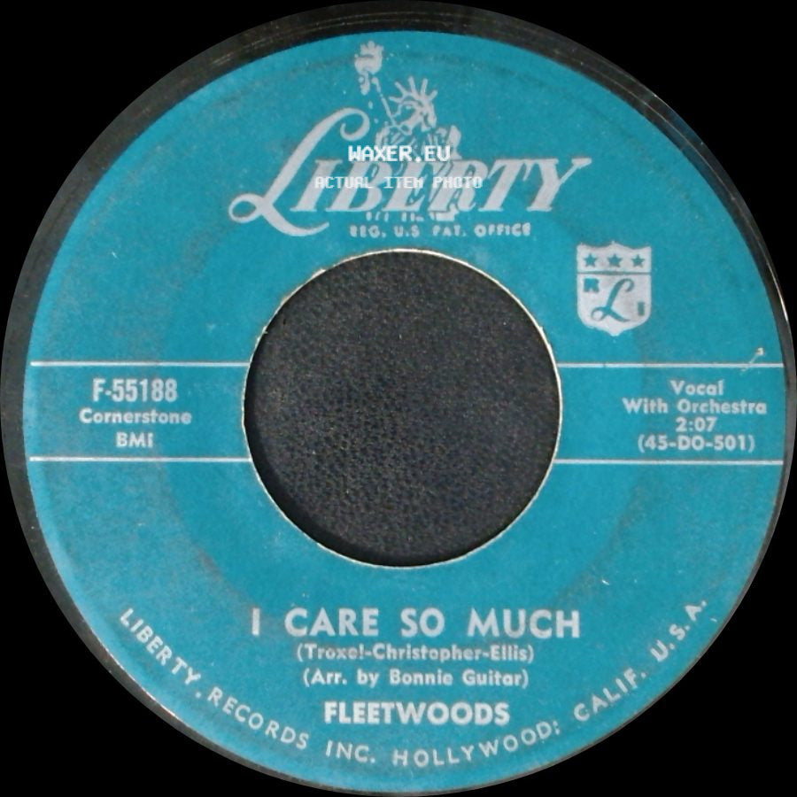 Fleetwoods - Come Softly To Me / I Care So Much side B