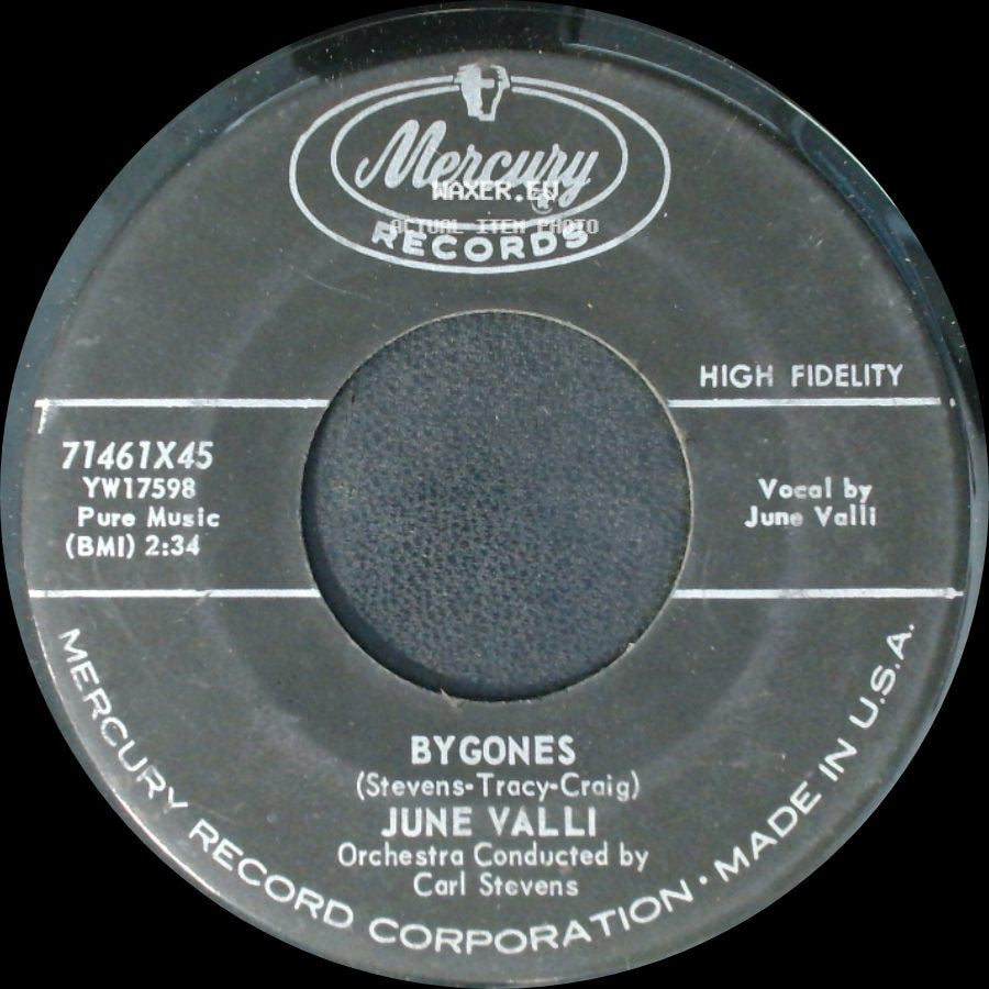 June Valli - Bygones / An Anonymous Letter side A