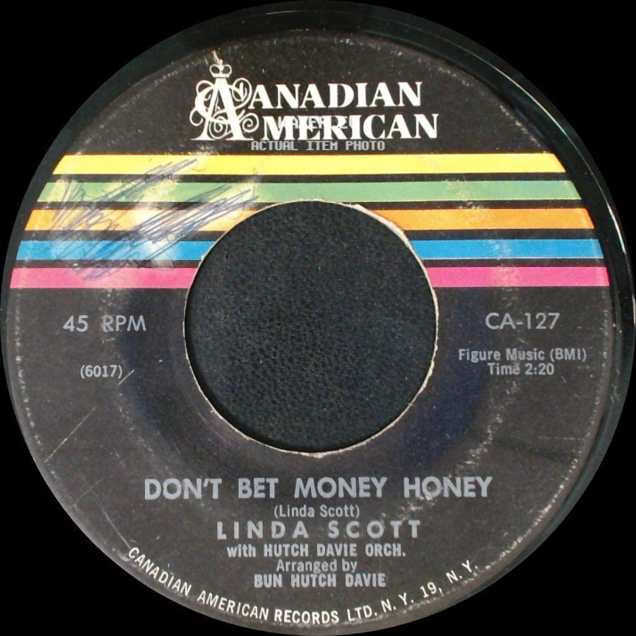 Linda Scott - Don't Bet Money Honey / Starlight, Starbright side A