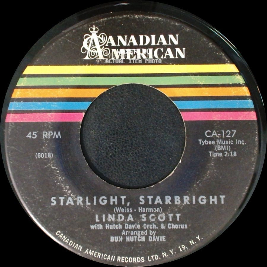 Linda Scott - Don't Bet Money Honey / Starlight, Starbright side B