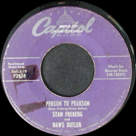 Stan Freberg And Daws Butler - Person To Pearson / Point Of Order side A