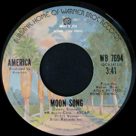America - Moon Song / Only In Your Heart side A