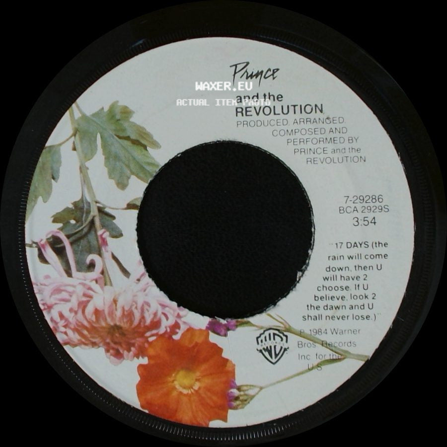 Prince And The Revolution / Prince - 17 Days / When Doves Cry side A