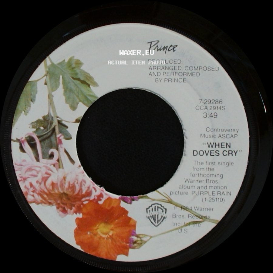 Prince And The Revolution / Prince - 17 Days / When Doves Cry side B