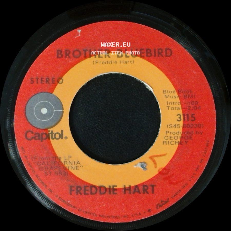 Freddie Hart - Brother Bluebird / Easy Loving side A