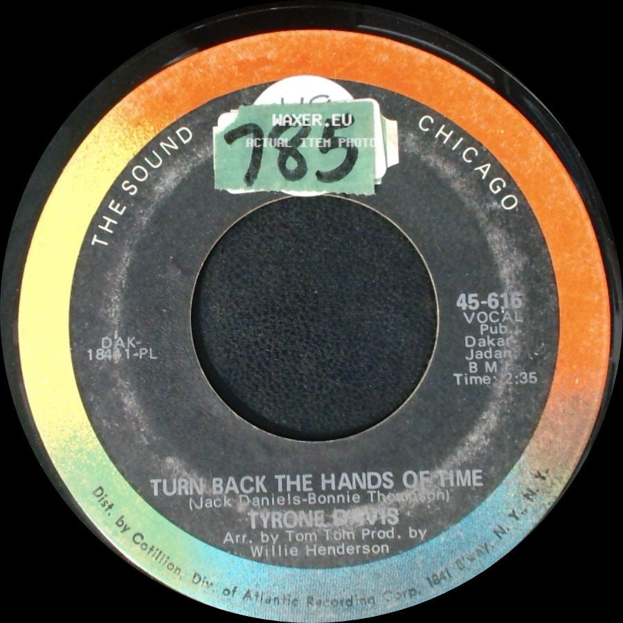 Tyrone Davis - Turn Back The Hands Of Time / I Keep Coming Back side A