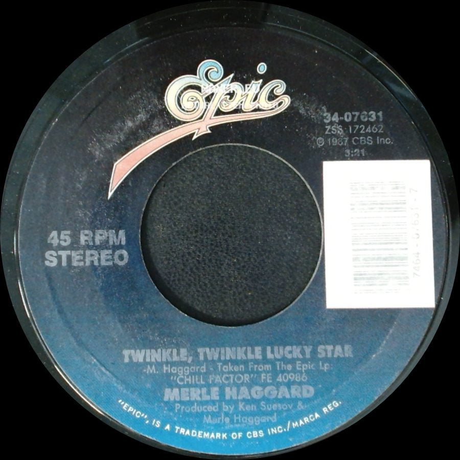Merle Haggard - Twinkle, Twinkle Lucky Star / I Don't Have Any Love Around side A
