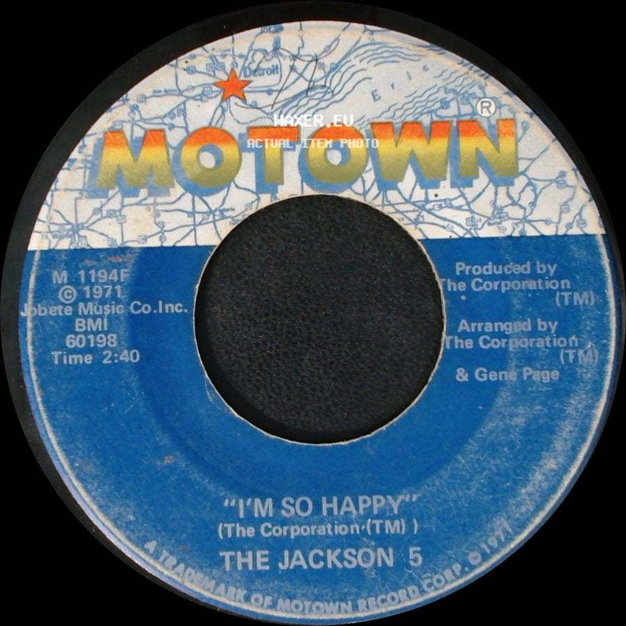 The Jackson 5 - Sugar Daddy / I'm So Happy side B