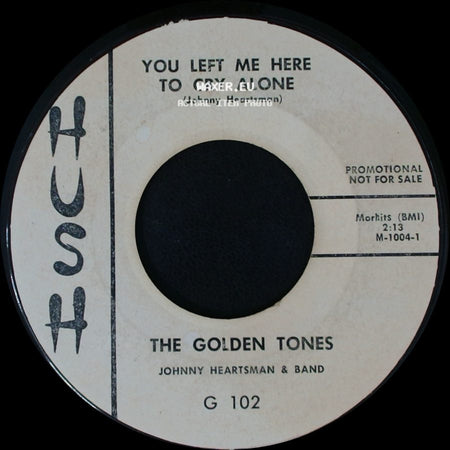 The Golden Tones - You Left Me Here To Cry Alone / Ocean Of Tears side A