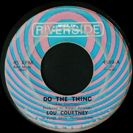 Lou Courtney - Do The Thing / The Man Is Lonely side A