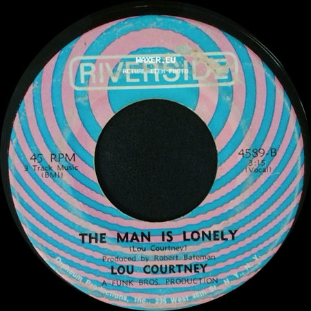 Lou Courtney - Do The Thing / The Man Is Lonely side B