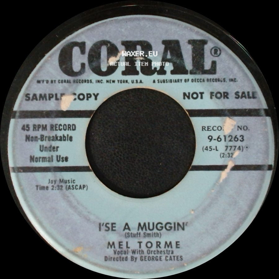 Mel Torme - I'se A Muggin' / Tutti Frutti side A