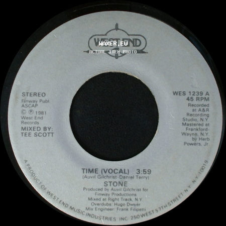 Stone - Time (Vocal) / Time (Instrumental) side A