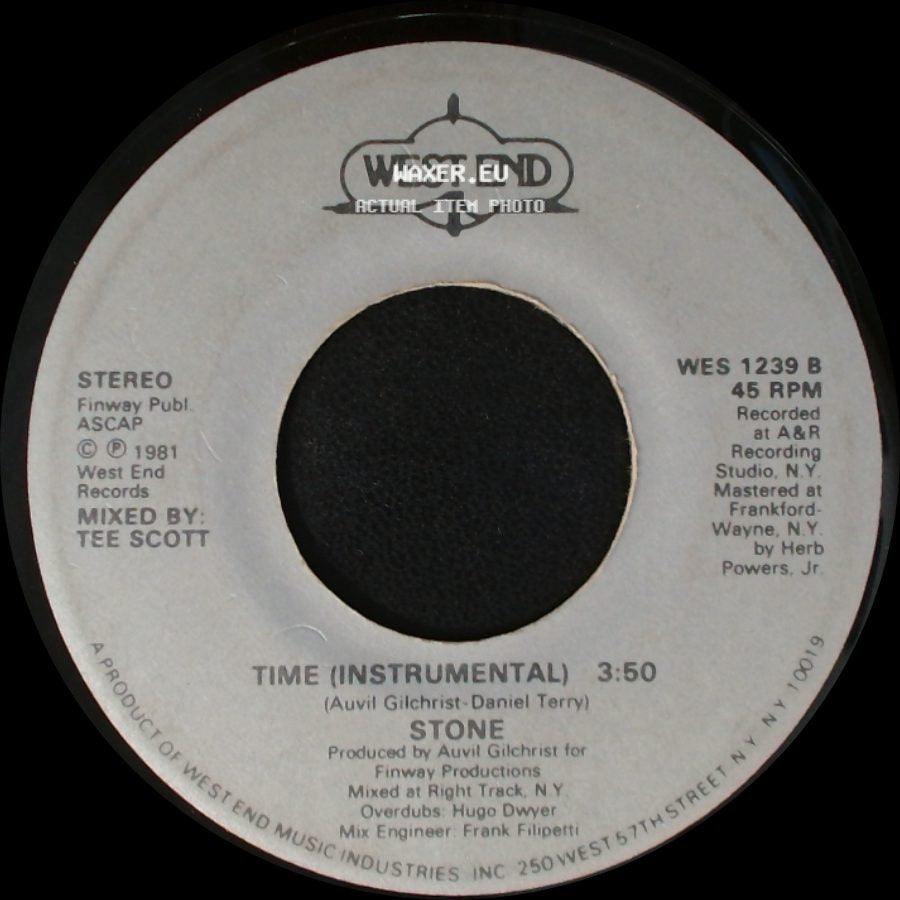 Stone - Time (Vocal) / Time (Instrumental) side B