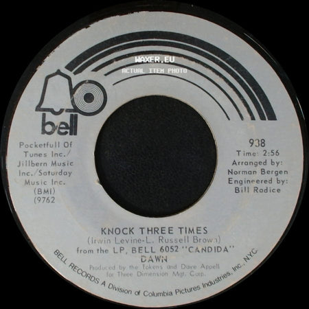 Dawn - Knock Three Times / Home side A