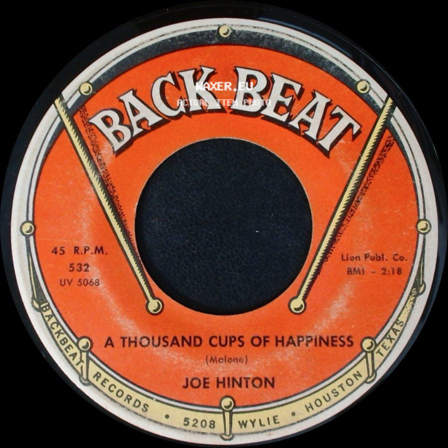 Joe Hinton - A Thousand Cups Of Happiness / If You Love Me side A