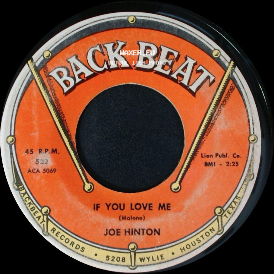 Joe Hinton - A Thousand Cups Of Happiness / If You Love Me side B