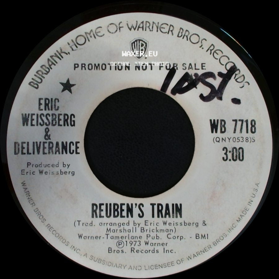 Eric Weissberg & Deliverance - Scalded Cat / Reuben's Train side B