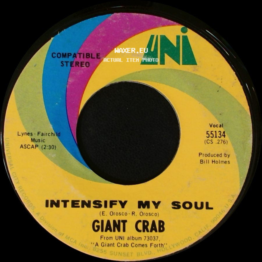 Giant Crab - Intensify My Soul / Cool It side A