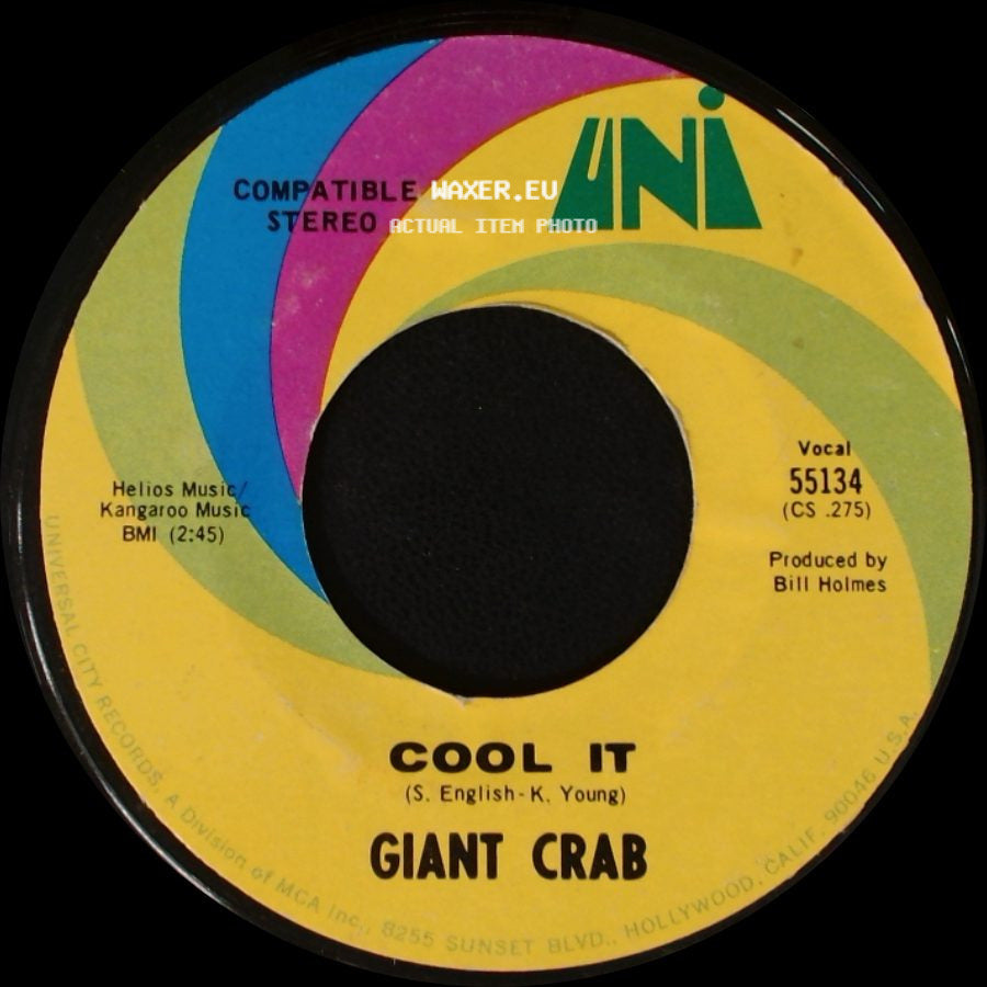 Giant Crab - Intensify My Soul / Cool It side B