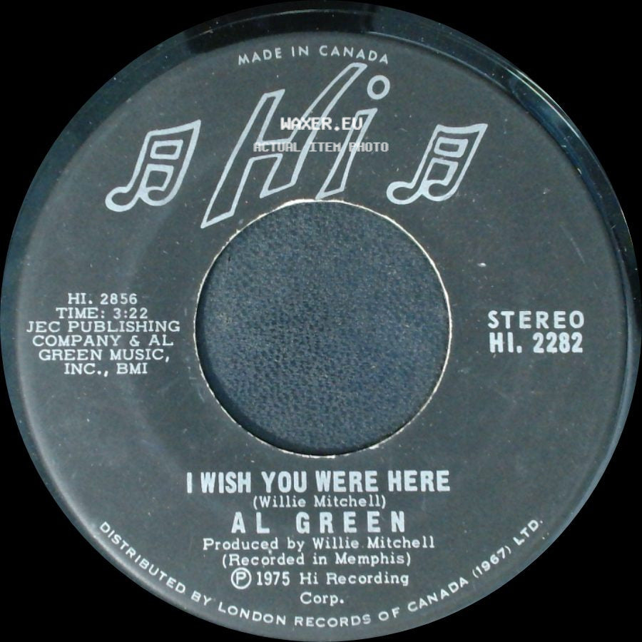Al Green - I Wish You Were Here / L-O-V-E (Love) side A